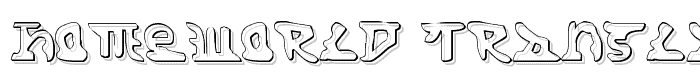 Homeworld Translator Shadow font